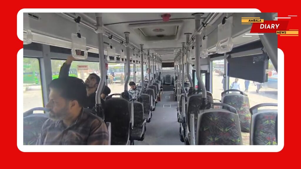 "अंबाला को मिली 5 और इलेक्ट्रिक AC बसों की सौगात, अब दोसड़का तक सफर होगा और भी आरामदायक" 2 2 2.1.1