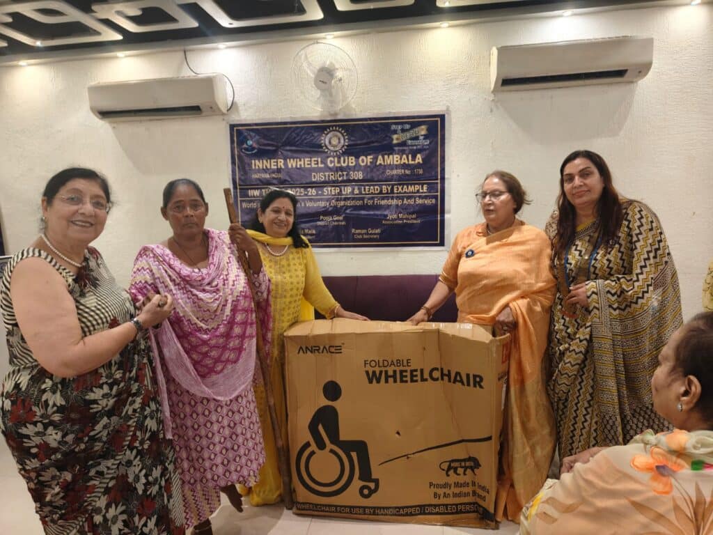 विकलांग को मिला जीवन सँवारने का सहारा, व्हीलचेयर भेंट कर जगाई नई उम्मीद 1 WhatsApp Image 2025 08 27 at 18.58.06 8bb2ee6b